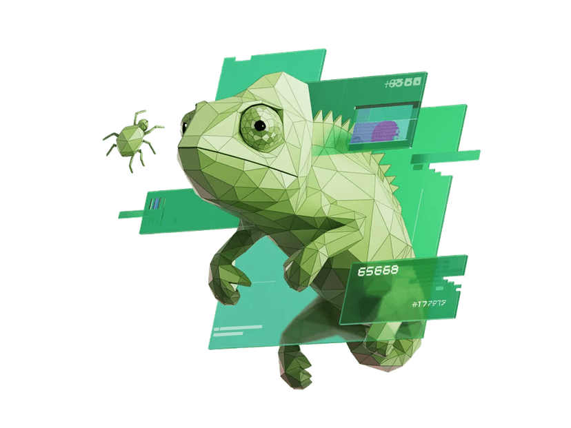 Bugable chameleon